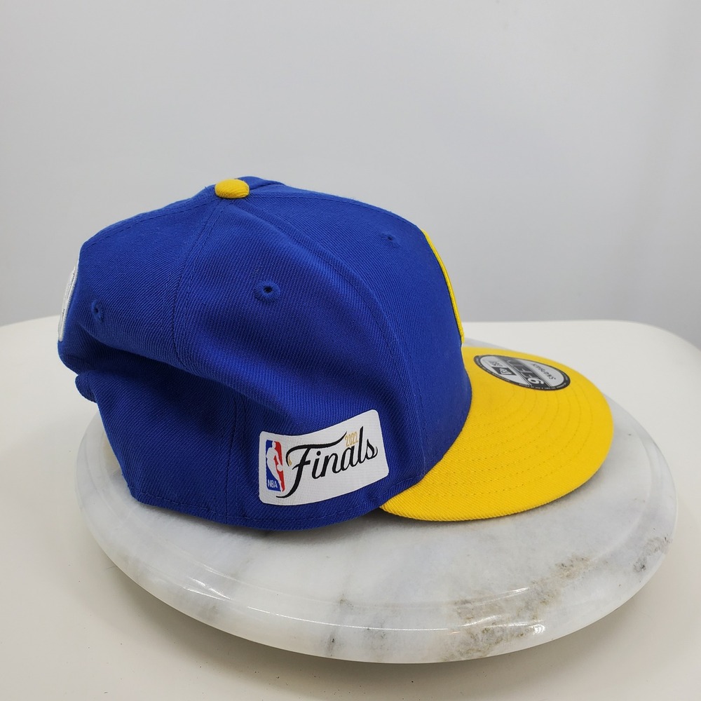 Golden State Warriors New Era 2022 NBA Finals Snapback Hat Blue Basketball - Picture 10 of 11
